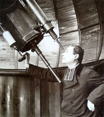 Padre Théophile Moreux no observatório