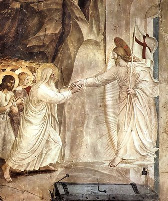 Jesus Cristo tira Adão do limbo, Fra Angelico, San Marco, Florença