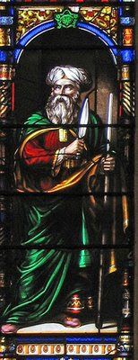 Abraão, vitral da capela de Wadham College