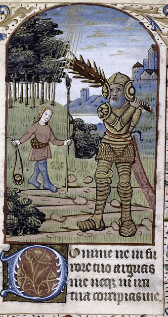 Davi contra Golias, De Ricci MS 050, f 71